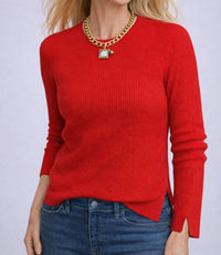 J'Envie/Eli - The Edinburgh Cuff Slit Sweater