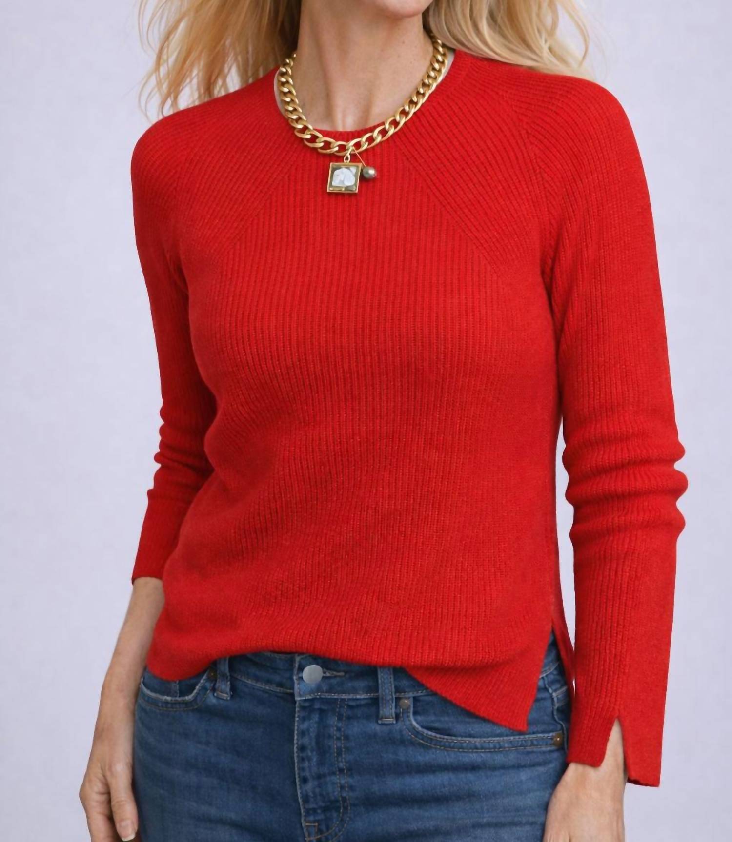 J'Envie/Eli - The Edinburgh Cuff Slit Sweater