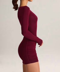 Oh Polly - Eska Long-sleeve Mini Dress