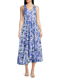 Ro'S Garden - Cairo Floral Cotton Maxi Dress