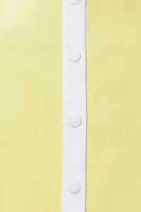 Flying Tomato - Woven Solid Mini Dress With Snap Buttons