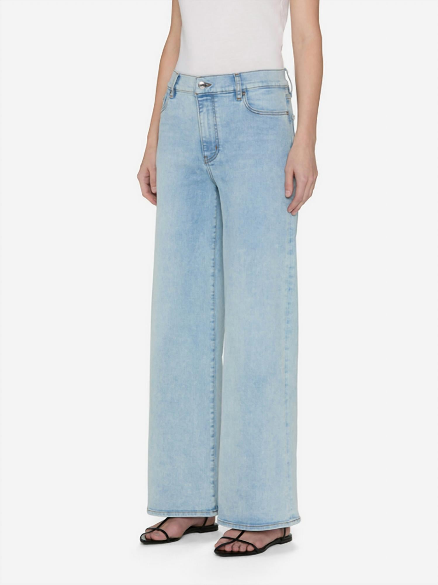 Frame - Le Slim Palazzo Wide Leg Flare Jeans