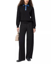 FRENCH CONNECTION Denim Knit Sweater in black - women's sweater - view 4