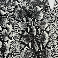 alice + olivia Women’s Snakeskin Skinny Jeans in black white - women's jeans - view 4