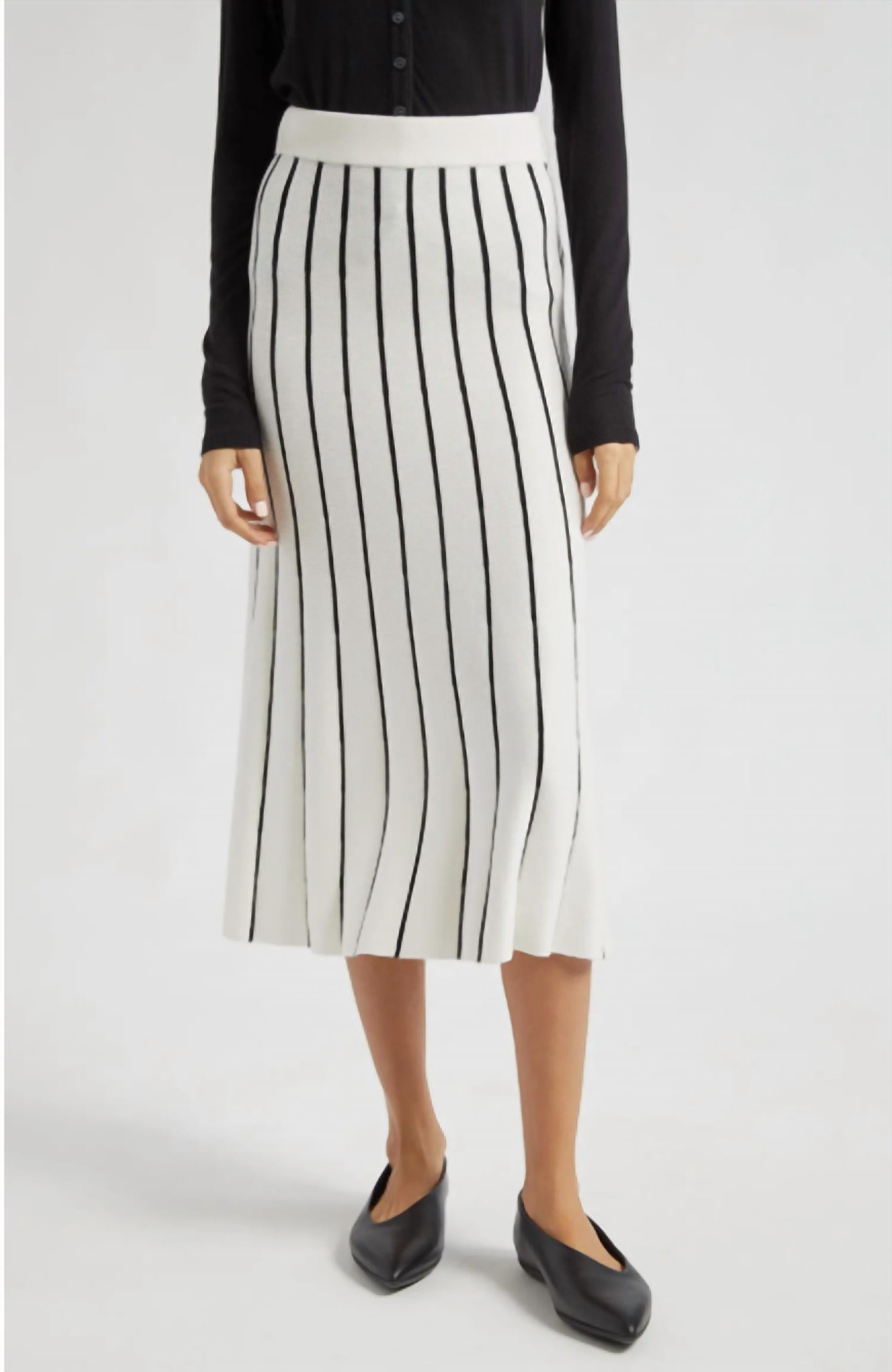 Atm - Mixed Stripe Skirt