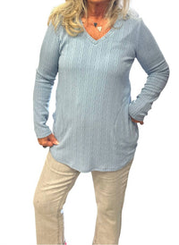 Pure Essence - Mock Neck Shawl Set