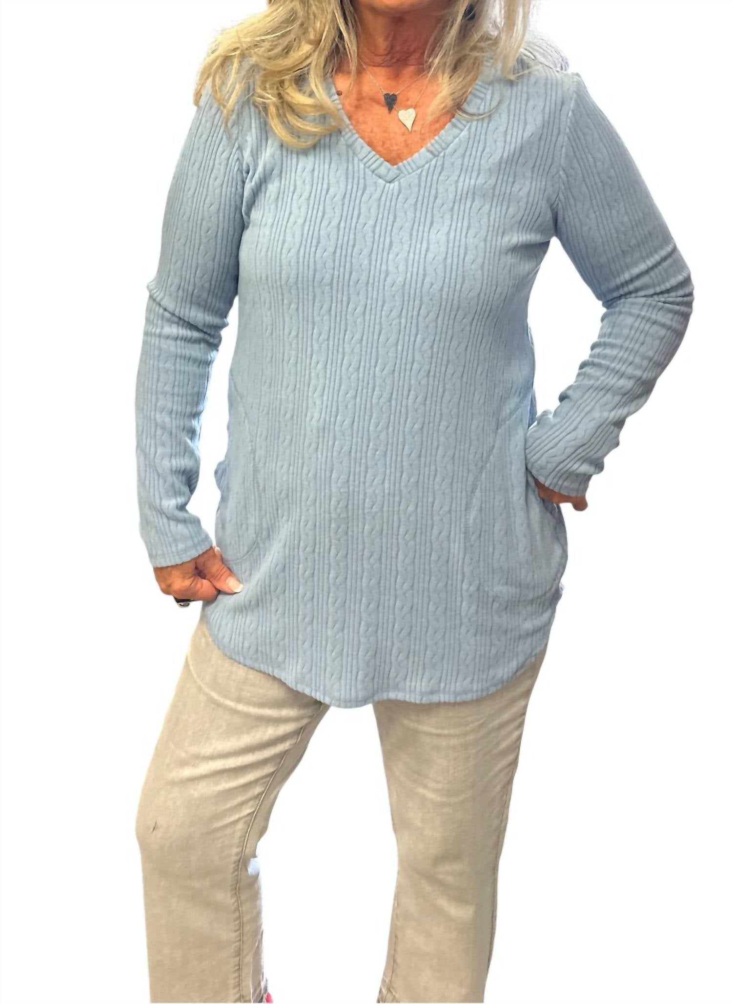 Pure Essence - Mock Neck Shawl Set