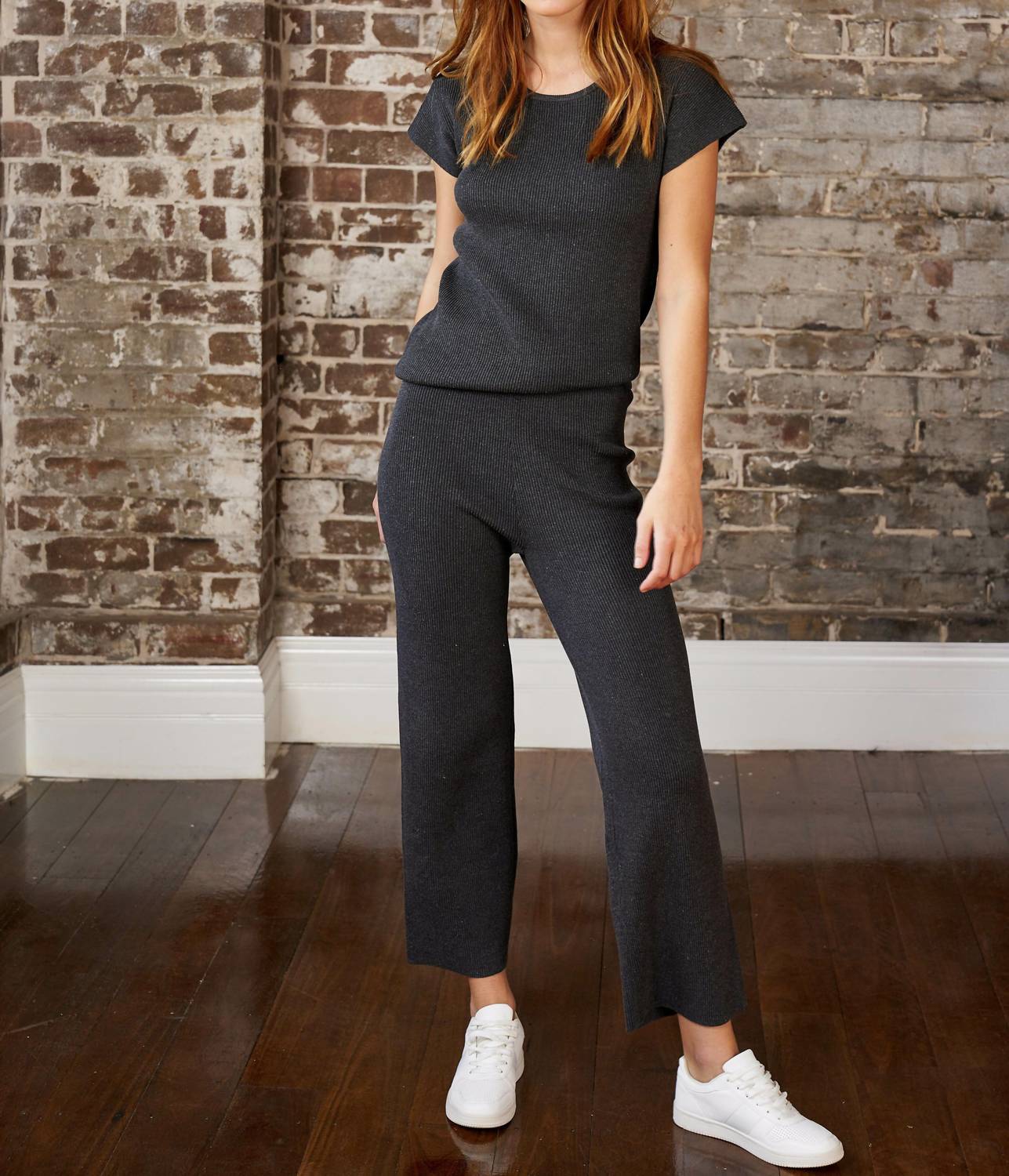 Little Lies - Aria Rib Knit Top