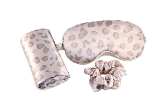Morning Glamour - Ultimate Sleep Satin Pillowcase, Eye Mask And Scrunchie Set