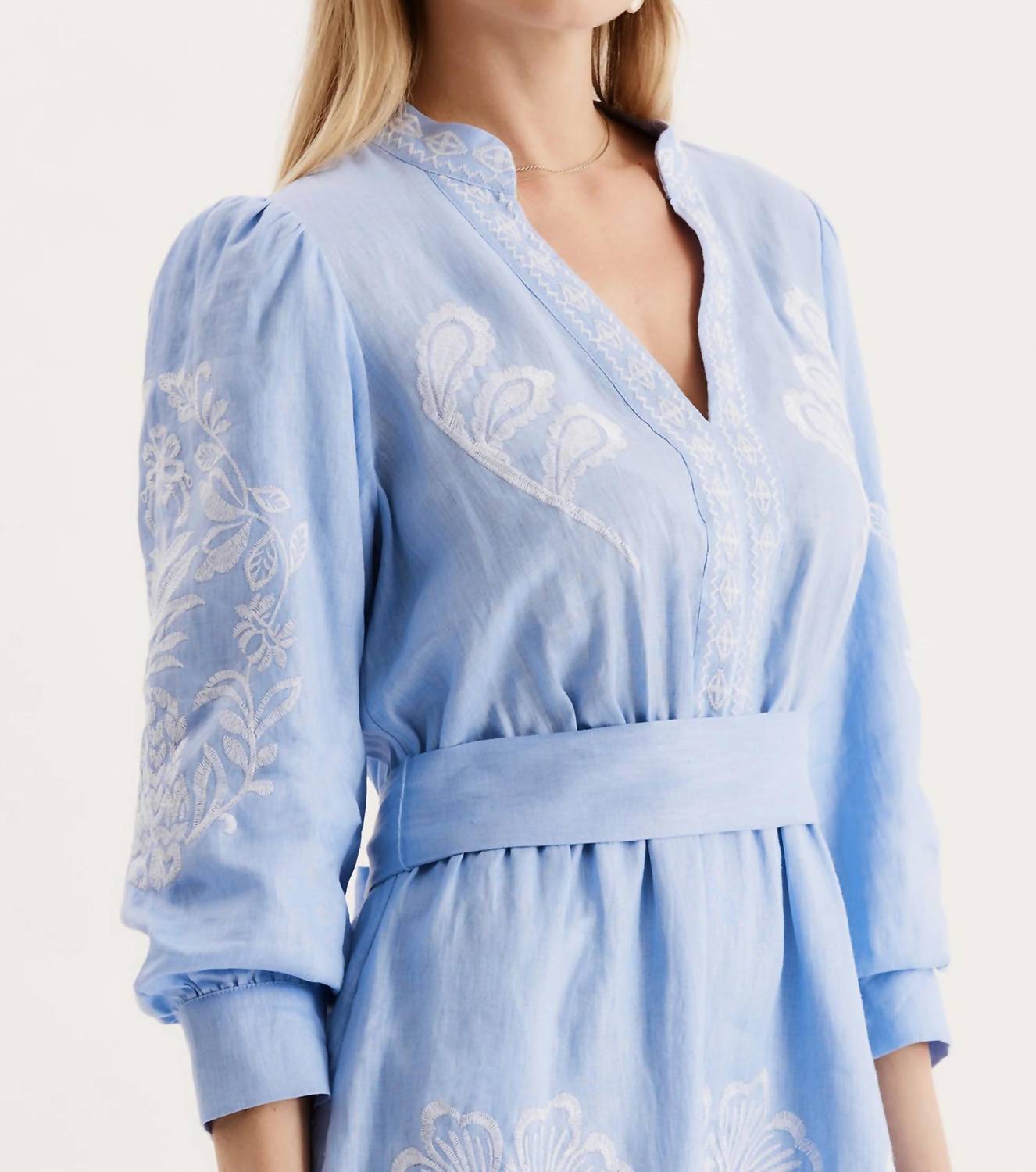 Tyler Boe - Nora Embroidered Mini Dress