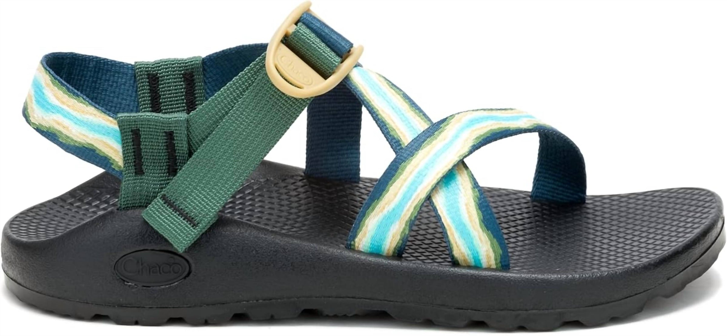 Chaco Women's Z1 Classic Usa Sandal in riverbed deep aqua - women's sandal - detail view