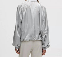 Lululemon - Stretch Satin Flocked Training Jacket