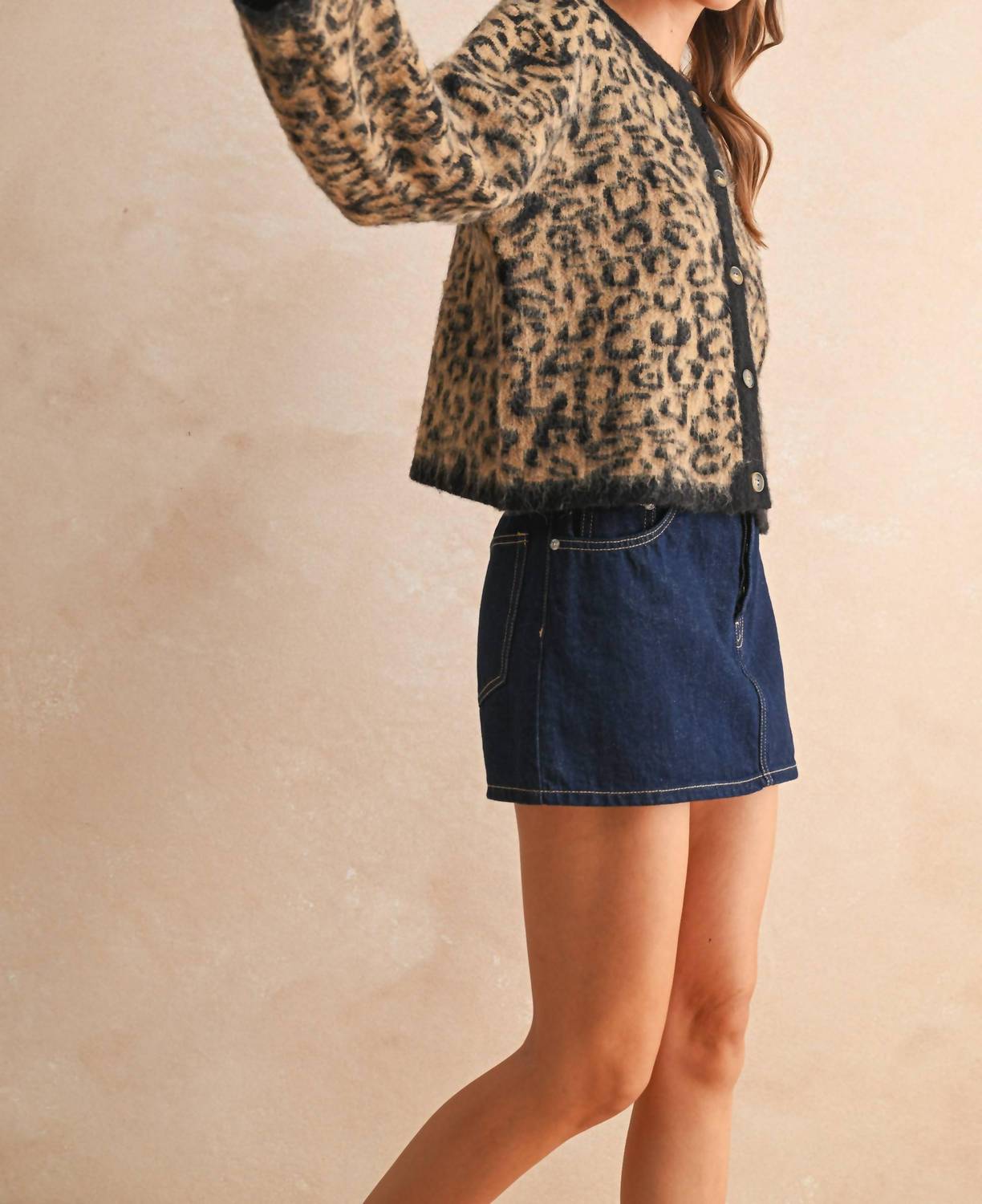 Miou Muse - Cropped Cardigan