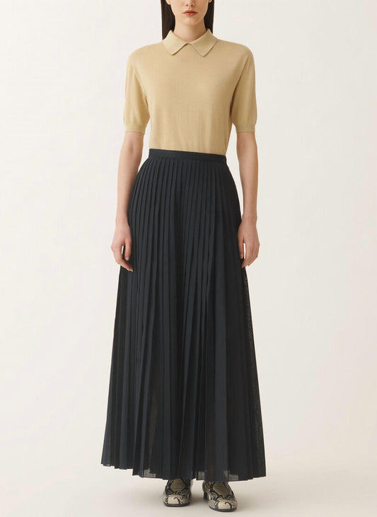 Fabiana Filippi - Pleated Muslin Midi Skirt