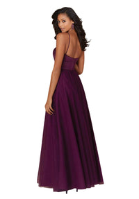 Tulle Affairs By Mori Lee - Satin Bodice Tulle Skirt Prom Dress