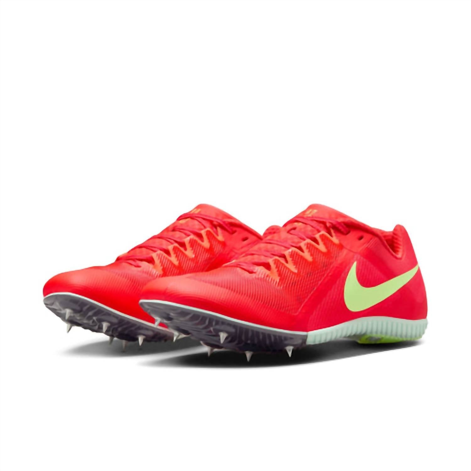 NIKE Men's Rival Multi Shoe in bright crimson washed coral lime blast - men's shoe - detail view