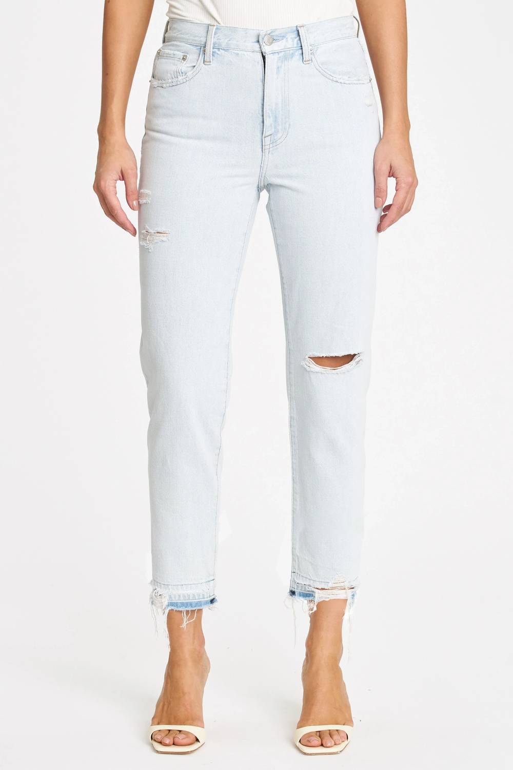 Pistola - Presley High Rise Relaxed Crop Jeans