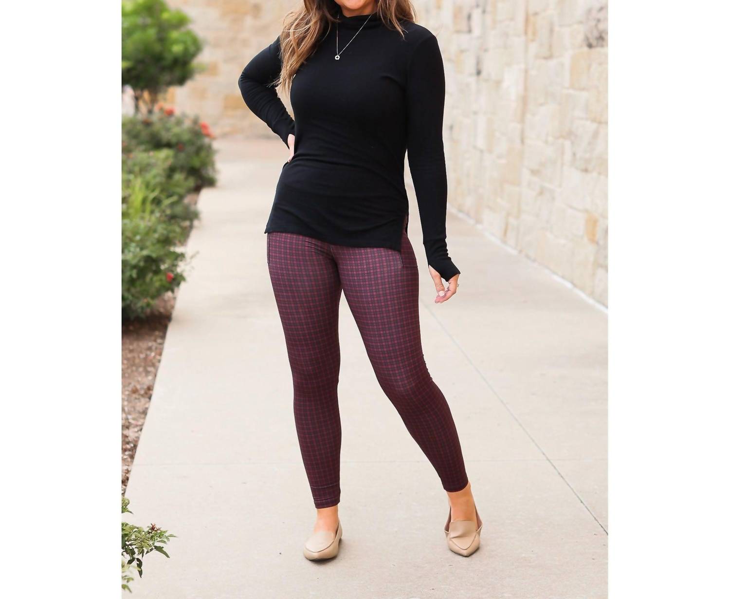 Julia Rose - Wren Plaid Leggings