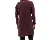 Aventura Weekend Mock Neck Fleece Dress in sassafras - women's dress - detail view