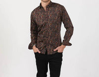 Eight X - Aztec Symbol Button Down Shirt