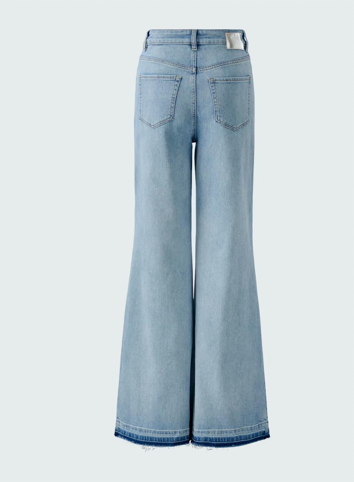 Oui - Wide-cut Flared Jeans