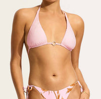 Seafolly - Rococo Reversible Longline Slide Triangle Bikini Top