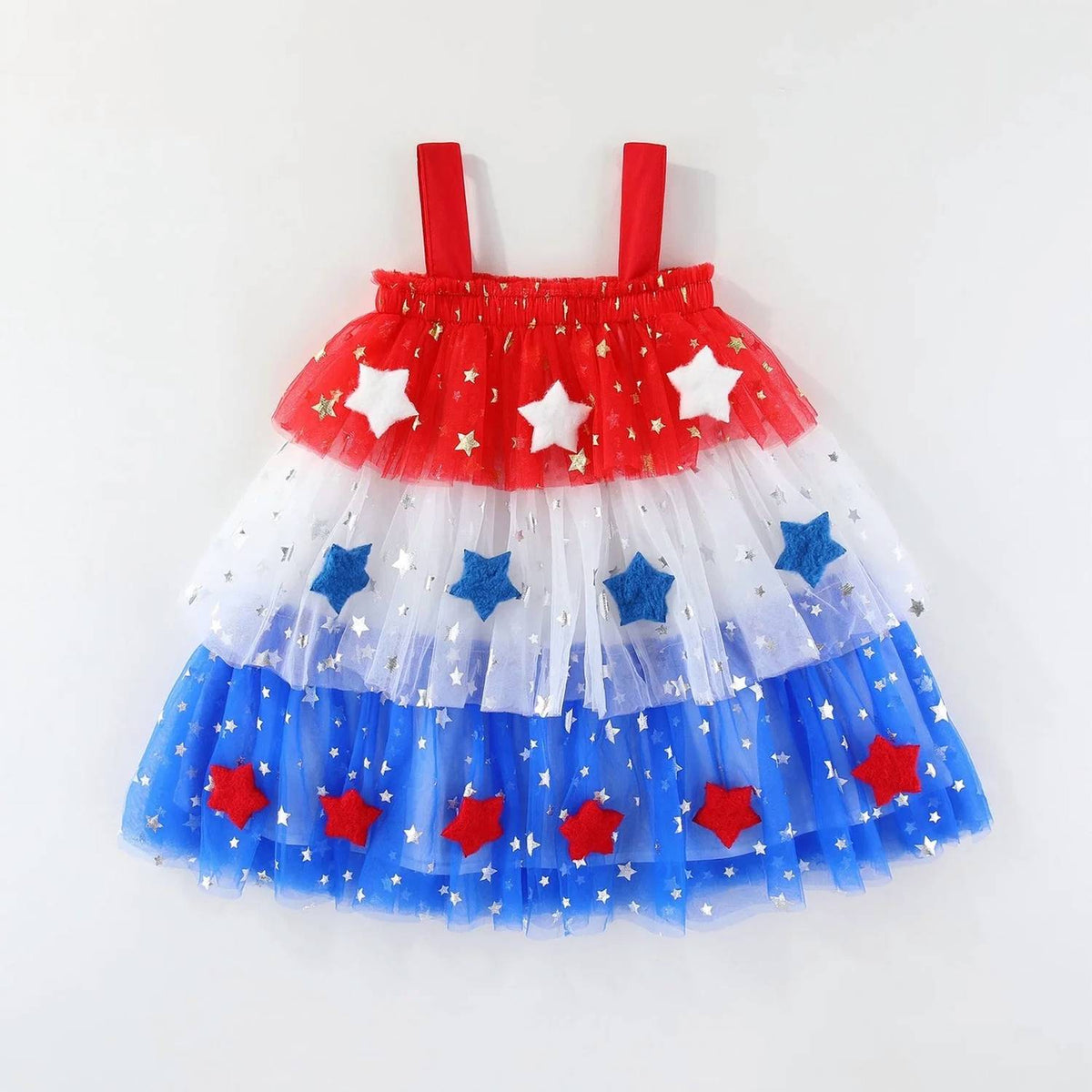 Little Trendy - Girls Tiered Tulle Tutu Dress