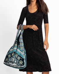 Johnny Was - Women's Oliver Slouchy Velvet Tote Bag