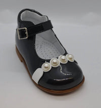 Beberlis - Girls Pearl Trimed Buckle Hi-shoe