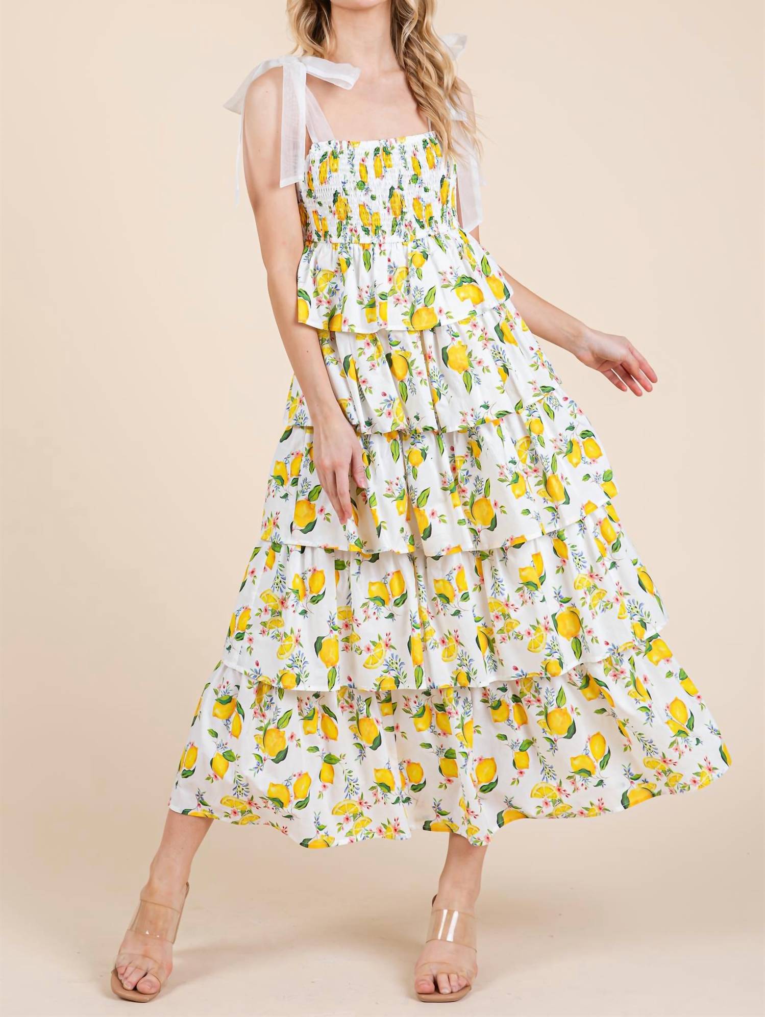Geegee - Lemoncello Maxi Sundress