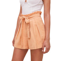 ASTR Pacific Shorts in peach papaya - women's shorts - detail view