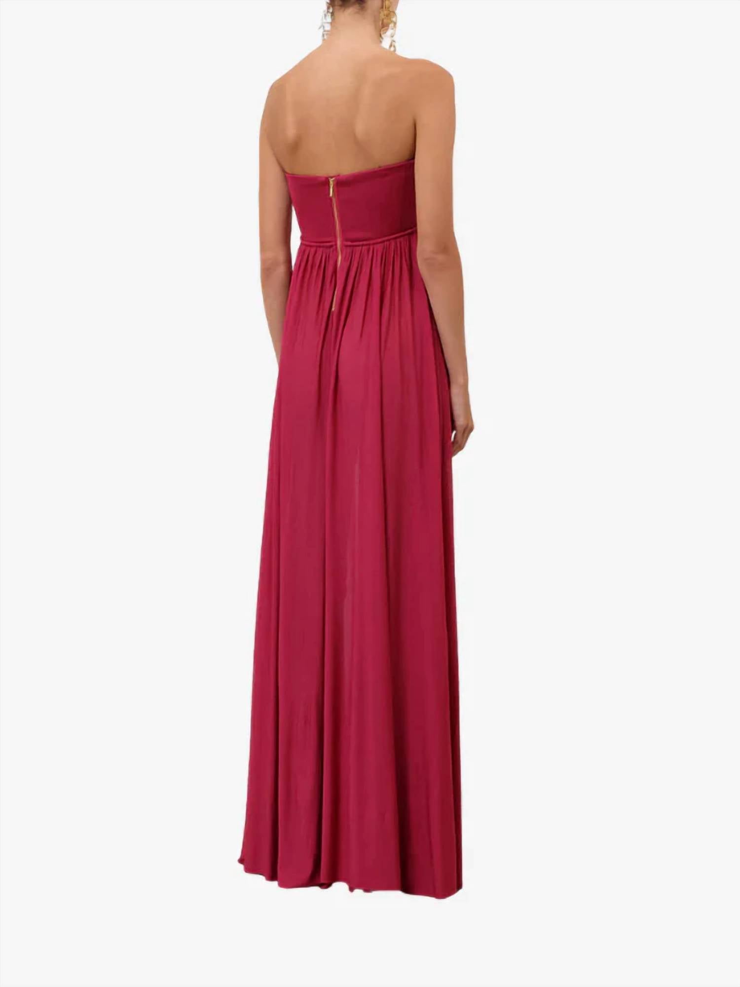 Zimmermann - Luna Jersey Bandeau Gown