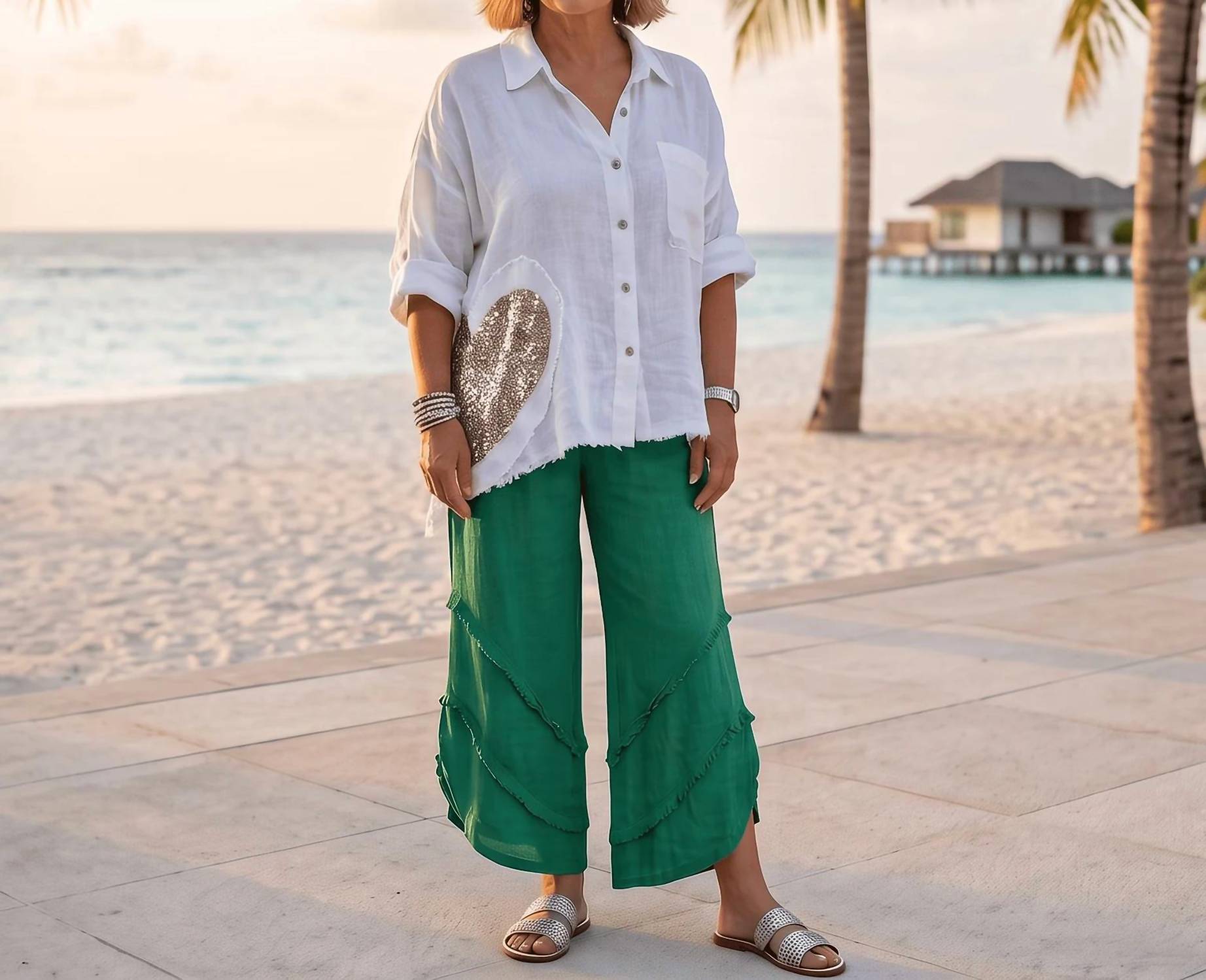 Puro Lino - Ravello Linen Capri Pants