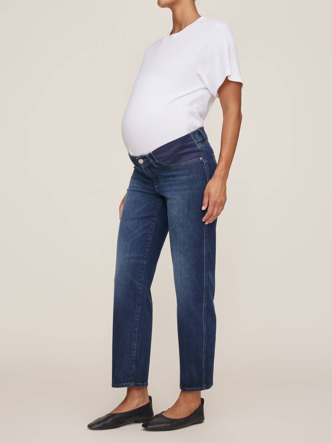 DL1961 - Women's Thea Boyfriend Relaxed Tapered Jeans - Maternity in bluff - women's jeans