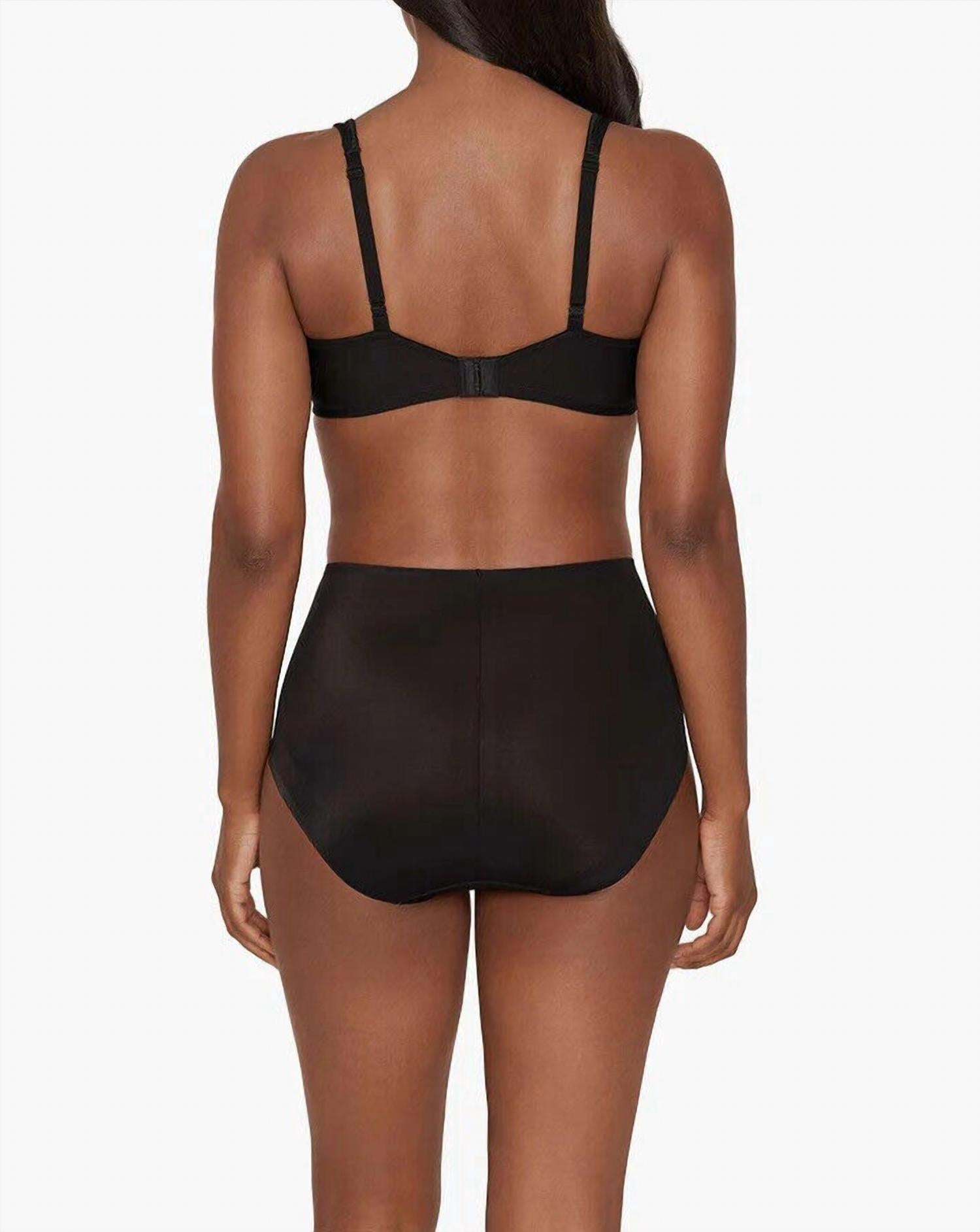 Miraclesuit Light Tummy Control Shaping Briefs - Two-pack in black stucco - women's intimate - alternate view