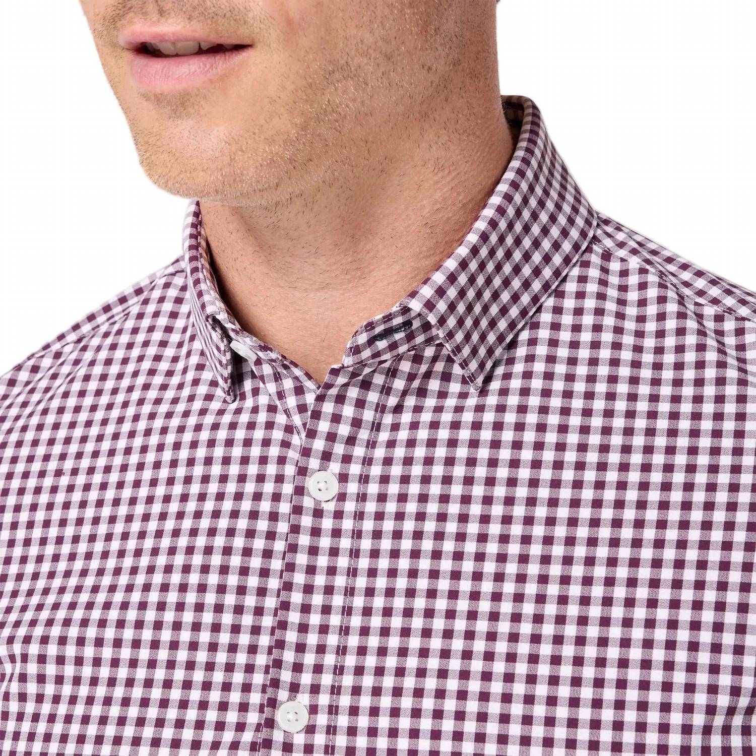Mizzen + Main - Gingham Leeward Long Sleeve Shirt