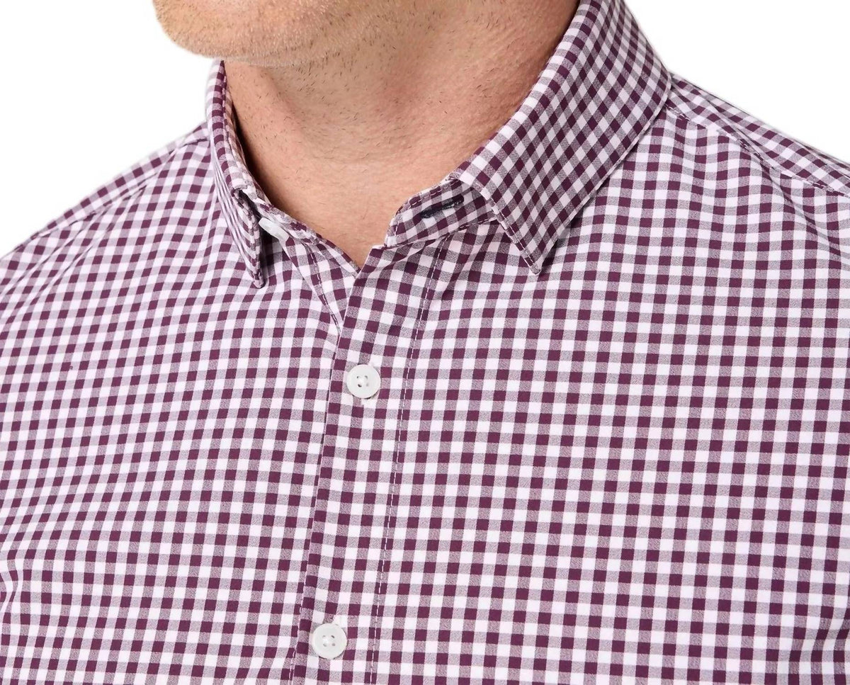 Mizzen + Main - Gingham Leeward Long Sleeve Shirt
