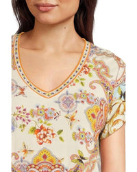 Johnny Was - JANIE FAVORITE SHORT SLEEVE V-NECK