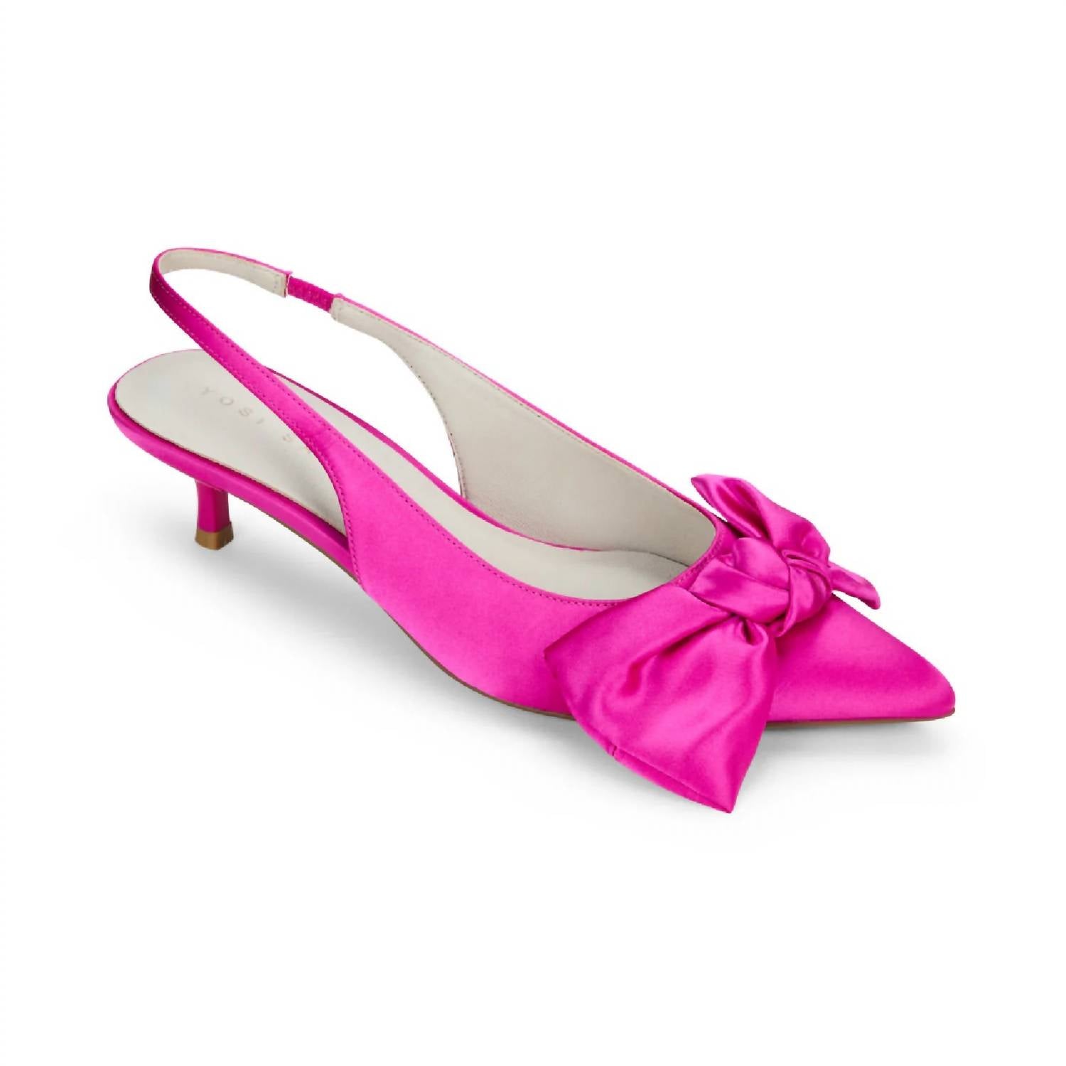 Yosi Samra - Women's Elise Satin Slingback Sandals