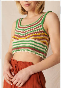 En Creme - Crush On Crochet Top