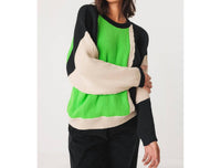 SKFK Balene Sweater in black multicolored - women's sweater