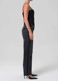 Citizens of Humanity Lindz Easy Straight Tuxedo Stripe Jean in kuro - women's jeans - alternate view