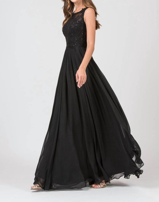 Eureka - Lauren Lace Chiffon Prom Dress