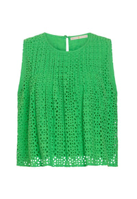 Marie Oliver - Women's Eletta Eyelet tank top