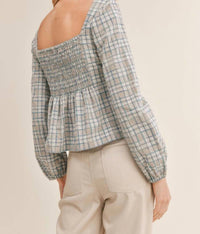 Making Memories Plaid Top