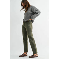 Mica Denim - Verdi High Rise Straight Ankle Jean