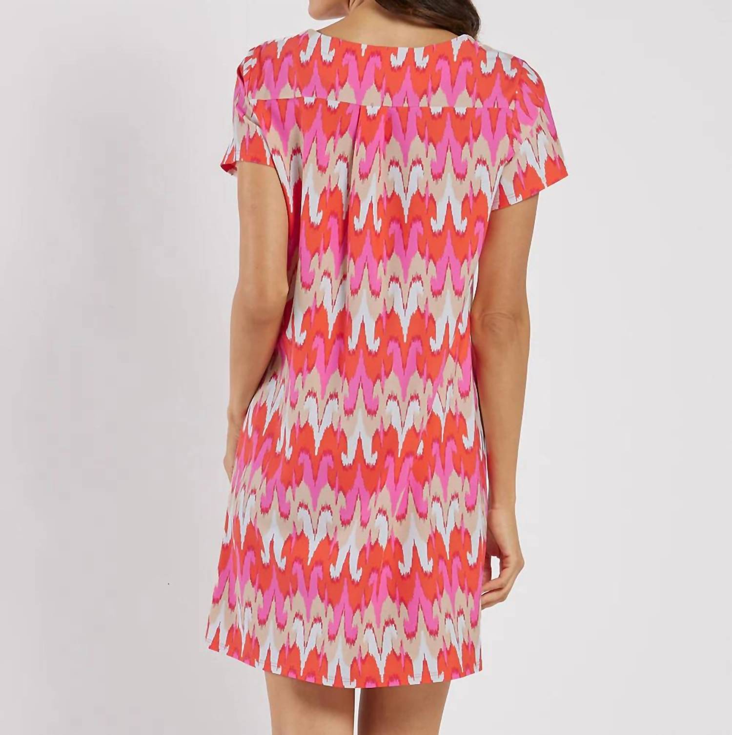 Jude Connally - Ella Paradise Ikat Mini Dress