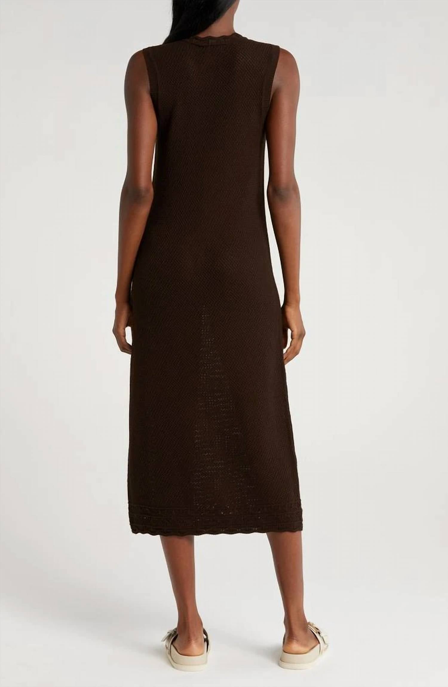 Frame - Sleeveless Knitted Midi Dress
