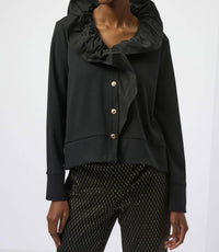 Joseph Ribkoff Scuba Crepe Memory Straight Jacket in black - women's jacket