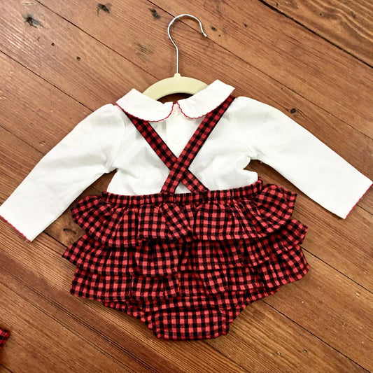 Mudpie - Baby Girl Buffalo Check Dress